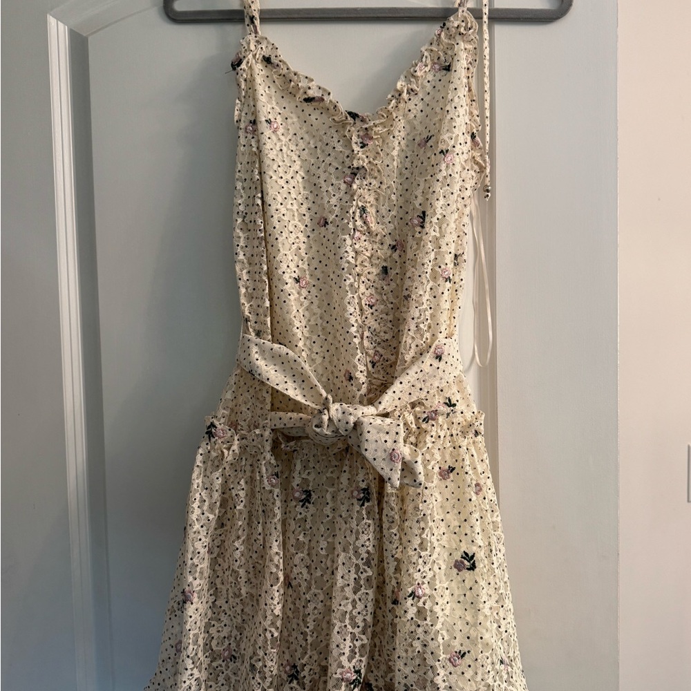 Floral Cream Dress